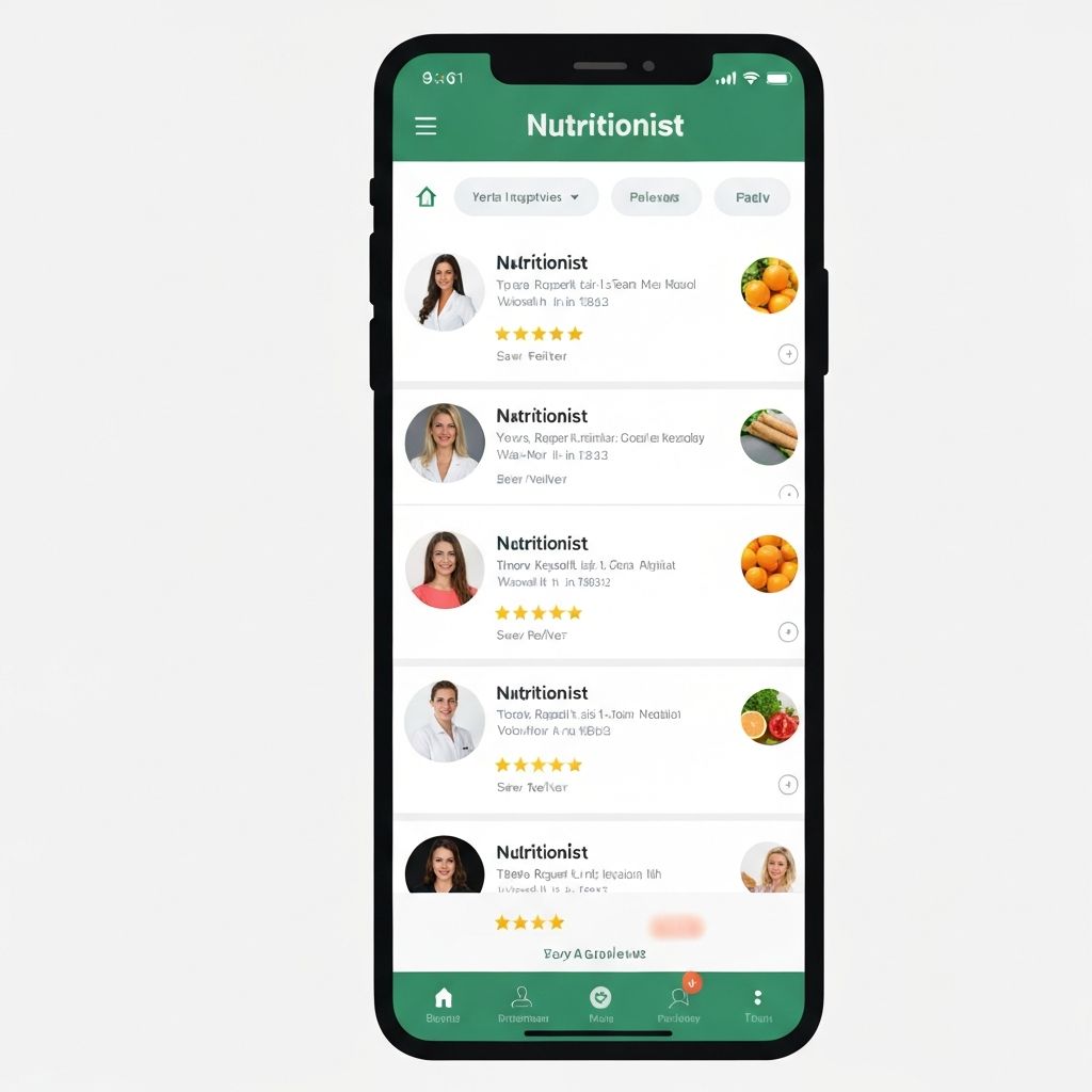 NutriFit app nutritionist discovery