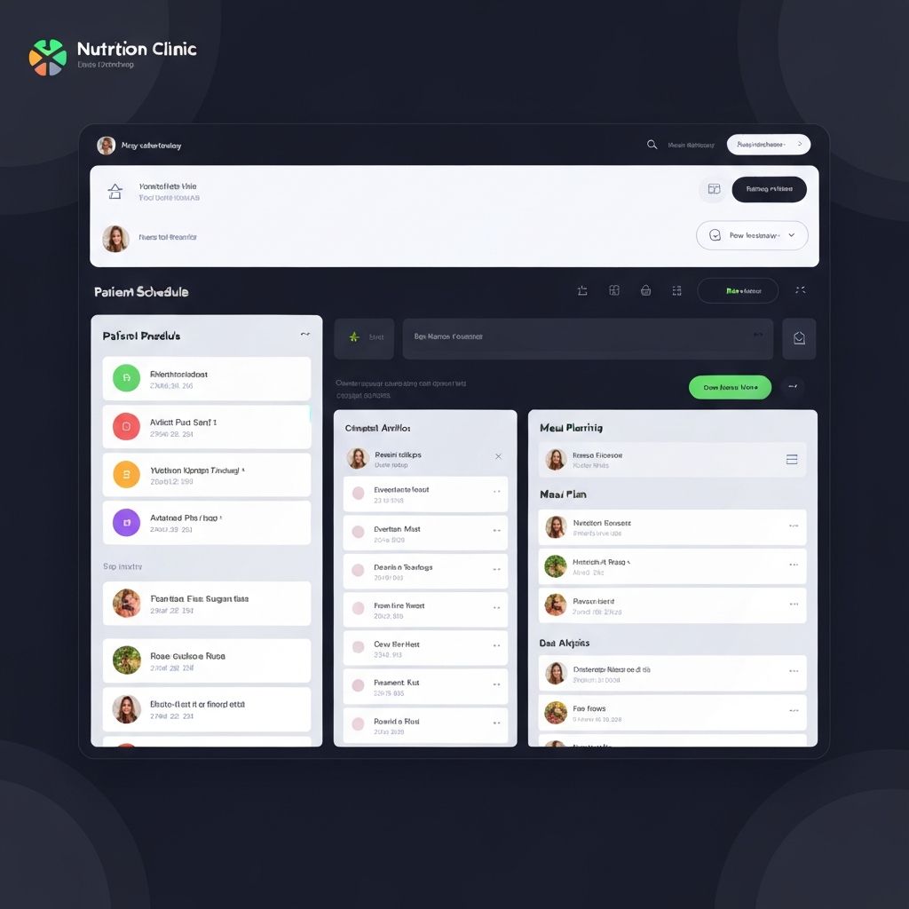 NutriFit professional dashboard